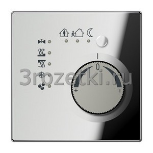 3rozetki.ru - Jung - [GCR2178] KNX регулятор климата, Металлическое исполнение, хром.