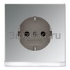 [GCR2520-OLEDW] SCHUKO®-розетка 16 A / 250 B ~, Металлическое исполнение, хром <Jung>