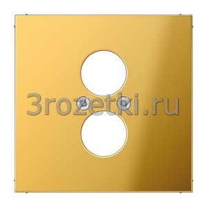 3rozetki.ru - Jung - [GO2962-2] Kрышка, Металлическое исполнение, имитация золота.