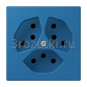 3rozetki.ru - Jung - [LC1523-13P32030] Тройная розетка швейцарского стандарта.