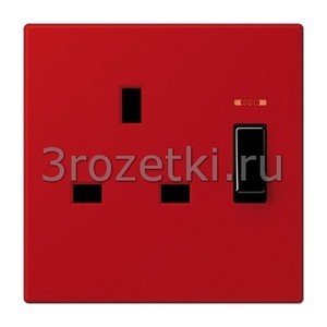 3rozetki.ru - Jung - [LC2171KOP32090] Накладка, Дуропласт лакиров., rouge vermillon 31.