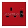 [LC2171KOP32090] Накладка, Дуропласт лакиров., rouge vermillon 31 <Jung>