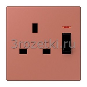 3rozetki.ru - Jung - [LC2171KOP32121] Накладка, Дуропласт лакиров., terre sienne brique.