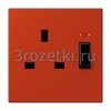 [LC2171KOP4320A] Накладка, Дуропласт лакиров., rouge vermillon 59 <Jung>