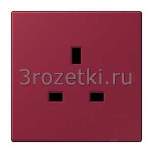 3rozetki.ru - Jung - [LC2521P4320M] Накладка, Дуропласт лакиров., le rubis.