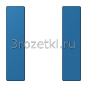 3rozetki.ru - Jung - LeCourbisier - [LC501TSA32030] KNX кнопочный модуль F 50 с одной парой кнопок bleu c?rul?en 31 .