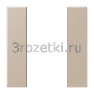 3rozetki.ru - Jung - LeCourbisier - [LC501TSA32142] KNX кнопочный модуль F 50 с одной парой кнопок ombre naturelle claire .