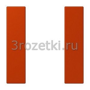 3rozetki.ru - Jung - LeCourbisier - [LC501TSA4320A] KNX кнопочный модуль F 50 с одной парой кнопок rouge vermillon 59 .