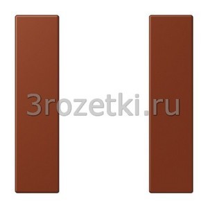 3rozetki.ru - Jung - LeCourbisier - [LC501TSA4320D] KNX кнопочный модуль F 50 с одной парой кнопок terre sienne br?l?e 59 .