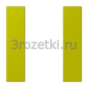 3rozetki.ru - Jung - LeCourbisier - [LC501TSA4320F] KNX кнопочный модуль F 50 с одной парой кнопок vert olive vif .