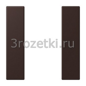 3rozetki.ru - Jung - LeCourbisier - [LC501TSA4320J] KNX кнопочный модуль F 50 с одной парой кнопок terre d‘ombre br?l?e 59 .