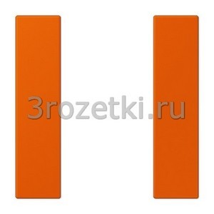 3rozetki.ru - Jung - LeCourbisier - [LC501TSA4320S] KNX кнопочный модуль F 50 с одной парой кнопок orange vif .