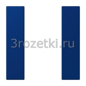 3rozetki.ru - Jung - LeCourbisier - [LC501TSA4320T] KNX кнопочный модуль F 50 с одной парой кнопок bleu outremer fonc? .