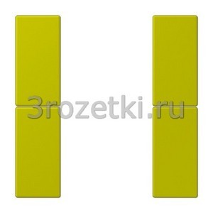 3rozetki.ru - Jung - LeCourbisier - [LC502TSA4320F] KNX кнопочный модуль F 50 с двумя парами кнопок vert olive vif .