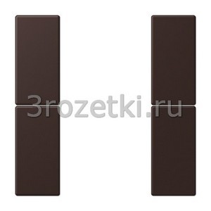 3rozetki.ru - Jung - LeCourbisier - [LC502TSA4320J] KNX кнопочный модуль F 50 с двумя парами кнопок terre d‘ombre br?l?e 59 .