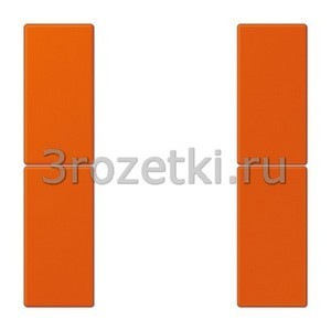 3rozetki.ru - Jung - LeCourbisier - [LC502TSA4320S] KNX кнопочный модуль F 50 с двумя парами кнопок orange vif .