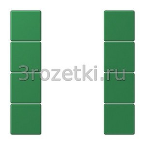 3rozetki.ru - Jung - LeCourbisier - [LC504TSA32050] KNX кнопочный модуль F 50 с четырьмя парами кнопок vert fonc? .