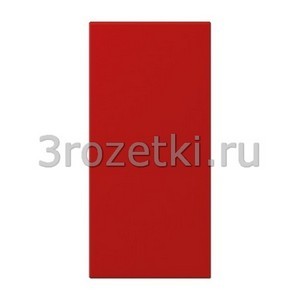 3rozetki.ru - Jung - LeCourbisier - [LC50NA32090] Накладка для кнопочного модуля F 50 в цвете кнопок rouge vermillon 31 .