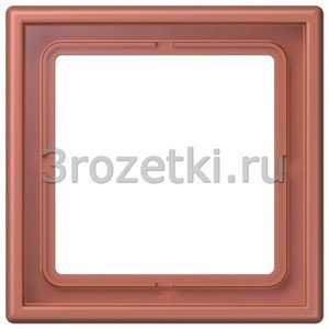 3rozetki.ru - Jung - LeCourbisier - [LC98132121] Рамка 1кратная terre sienne brique .