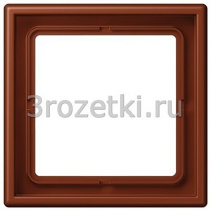 3rozetki.ru - Jung - LeCourbisier - [LC9814320D] Рамка 1кратная terre sienne br?l?e 59 .