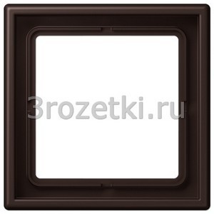 3rozetki.ru - Jung - LeCourbisier - [LC9814320J] Рамка 1кратная terre d‘ombre br?l?e 59 .