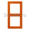 [LC9824320S] Рамка 2кратная orange vif  <Jung-LeCourbisier>