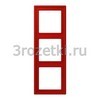 [LC98332090] Рамка 3кратная rouge vermillon 31  <Jung-LeCourbisier>