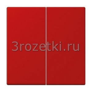 3rozetki.ru - Jung - LeCourbisier - [LC99532090] Клавиша для двухклавишного выключателя rouge vermillon 31 .