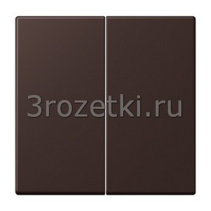 3rozetki.ru - Jung - LeCourbisier - [LC9954320J] Клавиша для двухклавишного выключателя terre d‘ombre br?l?e 59 .