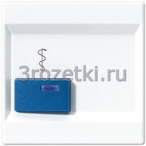 3rozetki.ru - Jung - [LS022A-2WW] Крышка для Ackermann, тип 73022 A 2, для серии LS, белый.