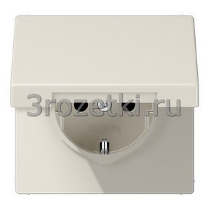 3rozetki.ru - Jung - [LS1520BFKIKL] SCHUKO®-розетка 16 A / 250 B ~, Термопласт (ударопрочный) блестящий, слоновая кость.