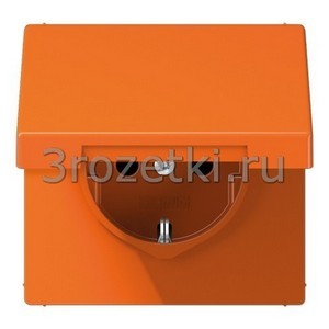 3rozetki.ru - Jung - [LS1520BFKIKLO] SCHUKO®-розетка 16 A / 250 B ~, Термопласт (ударопрочный) блестящий, оранжевый.