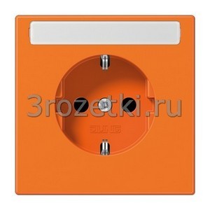 3rozetki.ru - Jung - [LS1520BFKINAO] SCHUKO®-розетка 16 A / 250 B ~, Термопласт (ударопрочный) блестящий, оранжевый.