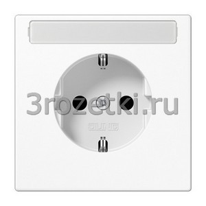 3rozetki.ru - Jung - [LS1520BFKINAWW] SCHUKO®-розетка 16 A / 250 B ~, Термопласт (ударопрочный) блестящий, белый.