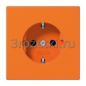 3rozetki.ru - Jung - [LS1520BFKIO] SCHUKO®-розетка 16 A / 250 B ~, Термопласт (ударопрочный) блестящий, оранжевый.