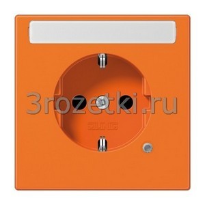 3rozetki.ru - Jung - [LS1520BFNAKOO] SCHUKO®-розетка 16 A / 250 B ~, Термопласт (ударопрочный) блестящий, оранжевый.