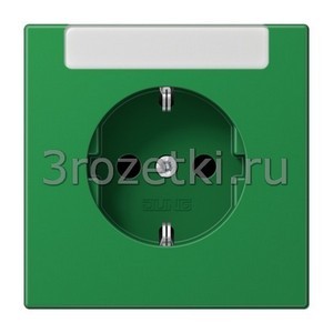 3rozetki.ru - Jung - [LS1520INAGN] SCHUKO®-розетка 16 A / 250 B ~, Термопласт (ударопрочный) блестящий, зелёный.