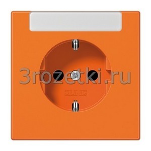 3rozetki.ru - Jung - [LS1520INAO] SCHUKO®-розетка 16 A / 250 B ~, Термопласт (ударопрочный) блестящий, оранжевый.