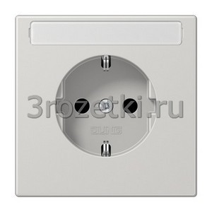 3rozetki.ru - Jung - [LS1520KINALG] SCHUKO®-розетка 16 A / 250 B ~, Блестящий дуропласт (устойчив к механическим повреждениям), светло-с.