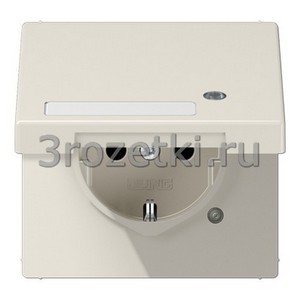 3rozetki.ru - Jung - [LS1520NAKLKO] SCHUKO®-розетка 16 A / 250 B ~, Термопласт (ударопрочный) блестящий, слоновая кость.