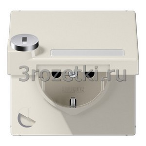 3rozetki.ru - Jung - [LS1520NAKLSL] SCHUKO®-розетка 16 A / 250 B ~, Термопласт (ударопрочный) блестящий, слоновая кость.