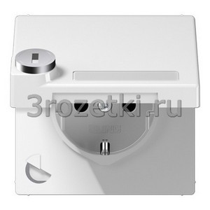 3rozetki.ru - Jung - [LS1520NAKLSLWW] SCHUKO®-розетка 16 A / 250 B ~, Термопласт (ударопрочный) блестящий, белый.