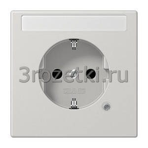 3rozetki.ru - Jung - [LS1520NAKOLG] SCHUKO®-розетка 16 A / 250 B ~, Блестящий дуропласт (устойчив к механическим повреждениям), светло-с.