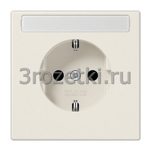 3rozetki.ru - Jung - [LS1521KINA] Штепсельная розетка SCHUKO 16A, 250V~ с защитой от детей и полем для надписи.