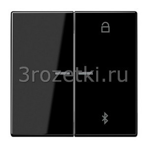 3rozetki.ru - Jung - [LS1751BTSW] Таймер универсальный Bluetooth, Блестящий дуропласт (устойчив к механическим повреждениям), чёрный.