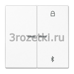 3rozetki.ru - Jung - [LS1751BTWW] Таймер универсальный Bluetooth, Блестящий дуропласт (устойчив к механическим повреждениям), белый.