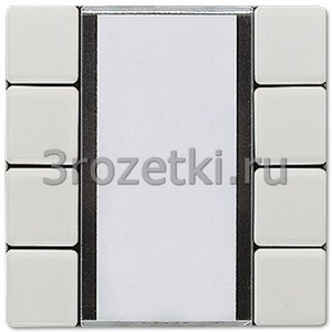 3rozetki.ru - Jung - [LS2074NABSLG] KNX кнопочный сенсор, 4 группы, Термопласт (ударопрочный) блестящий, светло-серый.