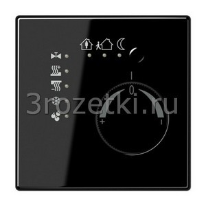 3rozetki.ru - Jung - [LS2178SW] KNX регулятор климата, Термопласт (ударопрочный) блестящий, чёрный.