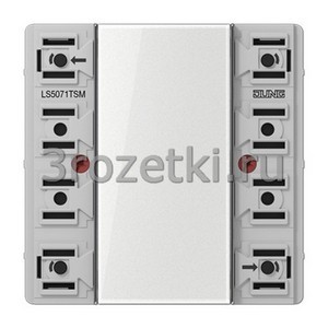 3rozetki.ru - Jung - [LS5071TSM] KNX кнопочный модуль «стандарт», 1 группа.