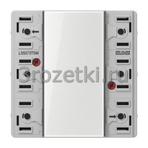 3rozetki.ru - Jung - [LS5073TSM] KNX кнопочный модуль «стандарт», 3 группы.